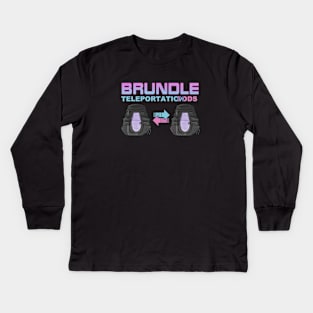 Brundle Teleportation Pods Kids Long Sleeve T-Shirt